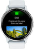 Garmin Venu 3 GPS Smartwatch – 45mm Silver Stainless Steel Bezel with Whitestone Case and Silicone Band – 010-02784-00