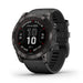 Garmin fēnix 7X Pro Sapphire Solar GPS – Carbon Gray DLC Titanium with Black Silicone Band – 010-02778-10