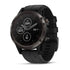 Garmin fenix 5 Plus, Carbon Gray DLC Titanium with Black Silicone Band - 010-01988-20