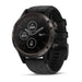 Garmin fenix 5 Plus, Carbon Gray DLC Titanium with Black Silicone Band - 010-01988-20