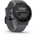 Garmin fenix 6 Multisport GPS Smartwatch 42mm, Solar, Amethyst Steel Shale Gray Band - 010-02409-14