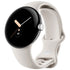 Google Pixel Watch 41mm LTE Polished Silver Stainless Steel with Chalk Band – GA02832-US