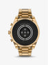 Michael Kors Gen 6 Bradshaw Pave 44mm Gold-tone Stainless Steel