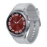 Samsung - Galaxy Watch6 Classic Stainless Steel Smartwatch 43mm LTE - Silver - SM-R955UZSAXAA