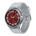 Samsung - Galaxy Watch6 Classic Stainless Steel Smartwatch 43mm LTE - Silver - SM-R955UZSAXAA