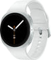Samsung Galaxy Watch8 LTE 40mm Aluminum Silver w/ White Band