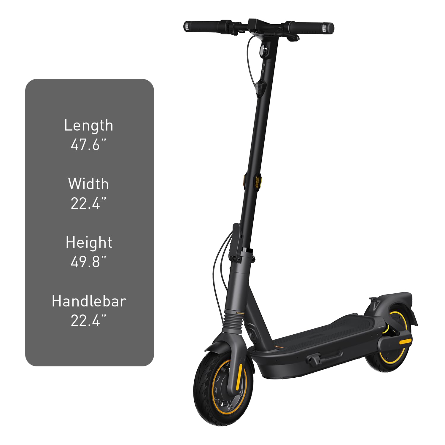 Segway - Max G2 Electric Kick Scooter Foldable w/ 43 Mile Range and 22 MPH Max Speed - Black - AA.05.15.01.0002 5