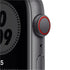 Apple Watch SE Nike (GPS,Cell, 44mm) - Space Gray Aluminum Case with Black Sport Band (Renewed)