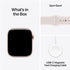 Apple Watch Series 11 (GPS + Cellular) 46mm Rose Gold Alum W/ Light Blush Sport Band M/L