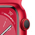 Apple Watch Series 8 GPS + Cellular 41MM (RED) Aluminum Case with (RED) Sport Band Red -  S/M - MNV13LL/A
