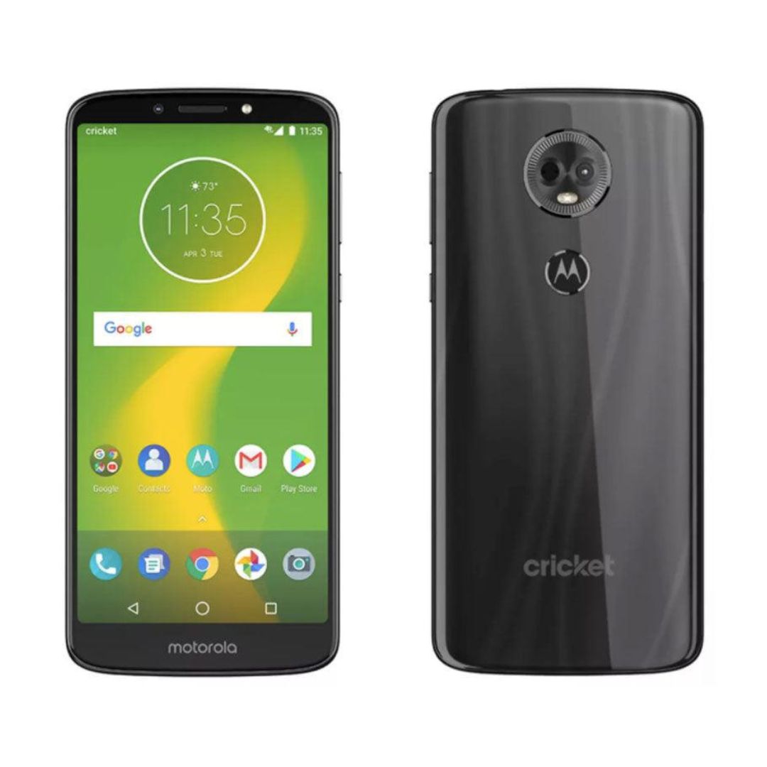 Cricket – Motorola Moto E5 Supra – 32 GB – Black – XT1924‑6