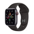 Apple Watch SE GPS 44mm Space Gray Aluminum Case with Black Sport Band-Space gray - MYDT2LL/A
