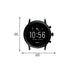 Fossil Gen 5 Carlyle Stainless Steel Touchscreen Smartwatch - FTW4025