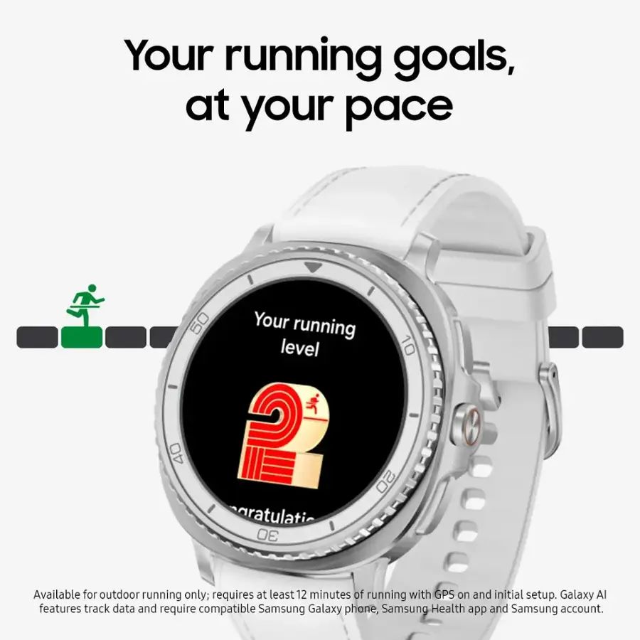 Samsung Galaxy Watch8 Classic 46mm BT - Stainless Steel - White(2025) - SM-L500NZWAXAA