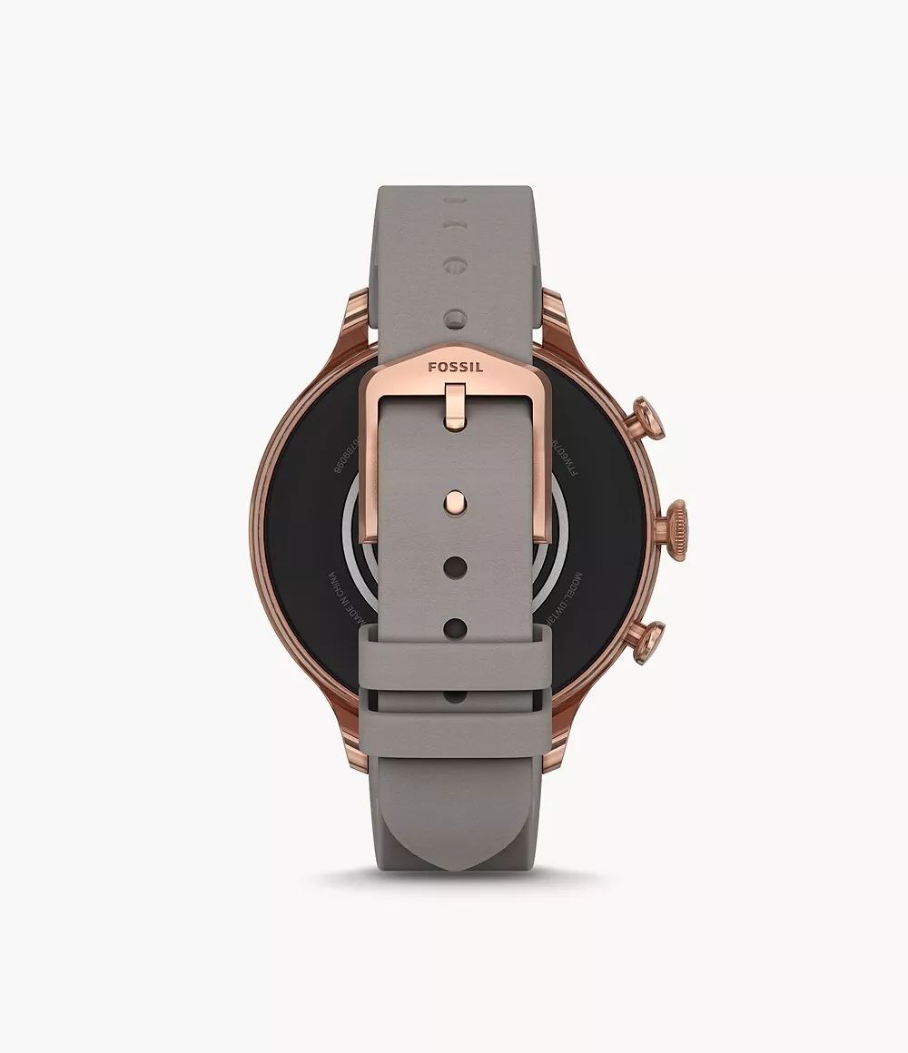 Fossil - Gen 6 Smartwatch 42mm Gray Leather - Gray - FTW6079V