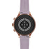 Fossil - Gen 6 Smartwatch 42mm Purple Silicone - Rose Gold - FTW6080V