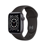Apple Watch Series 6 (GPS, 40mm) - Space Gray Aluminum Case with Black Sport Band