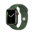 Apple Watch Series 7 (GPS + Cellular) 45mm Green Aluminum Case with Clover Sport Band - MKJ93LL/A