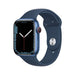 Apple Watch Series 7 45mmGPS + Cellular, Blue Aluminum Case with Abyss Blue Sport Band - MKJA3LL/A