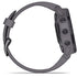 Garmin fenix 6 Multisport GPS Smartwatch 42mm, Solar, Amethyst Steel Shale Gray Band - 010-02409-14