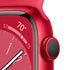 Apple Watch Series 8 GPS 45mm Alum Case Red Sport Band - S/M - MNUR3LL/A