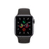 Apple Watch Series 5 44mm Space Gray Aluminum Black Band GPS - MWVF2LL/A