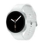 Samsung Galaxy Watch8 GPS 44mm Aluminum Silver w/ White Band