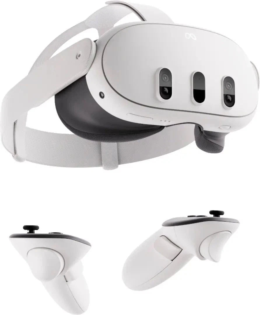 Meta - Quest 3 Breakthrough Mixed Reality - 128GB - White w/ Case