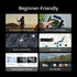 DJI - Mini 3 Fly More Combo Drone and Remote Control with Built-in Screen - Gray